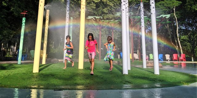 An art installation on the Toronto Islands