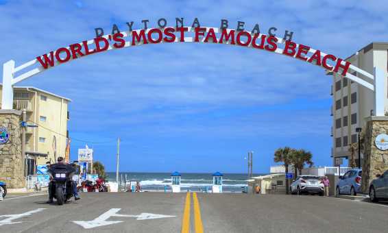 Worlds Most Famous Beach sign