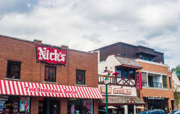 Storefront Of Nick's In Bloomington, IN