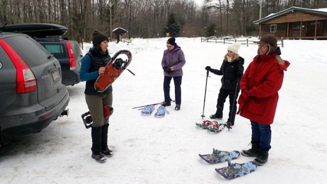 Forbes State Forest Snowshoe