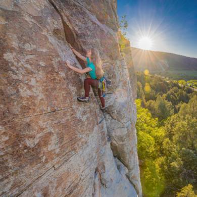 Rock Climbing at X-Rock During Summer