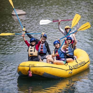 Rafting on the Animas River in Summer