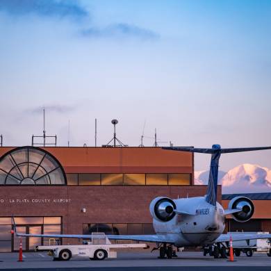 Durango - La Plata Country Airport During Sunset