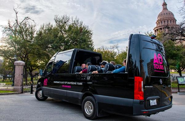 AO Tours Open Van Tour at the Texas State Capitol in Austin Texas