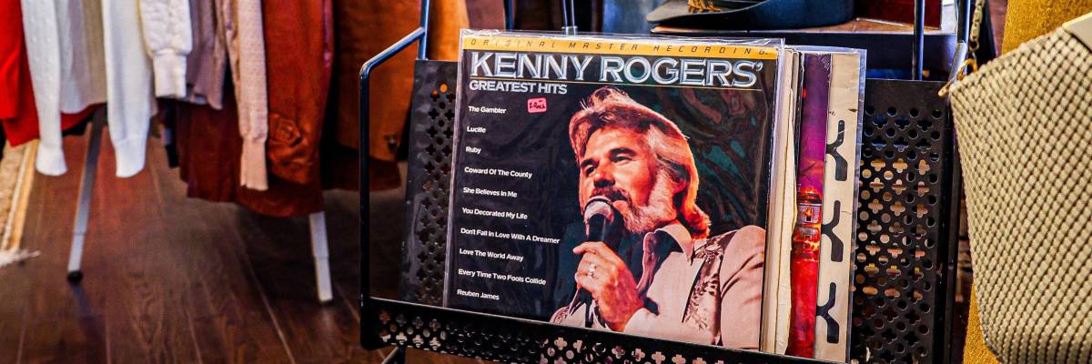 Records for sale in Westdale Vintage store