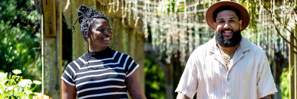 Garden Holding hands