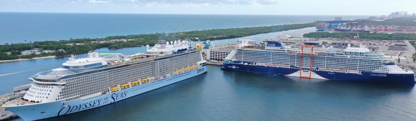 Odyssey of the Seas and Celebrity Edge