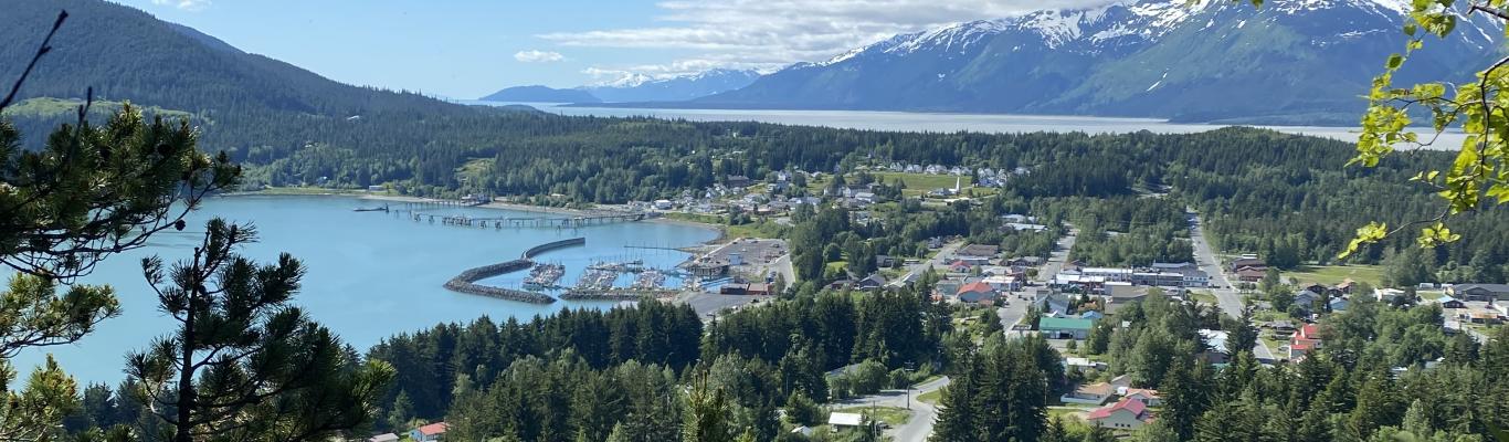 Downtown Haines from Ripinski