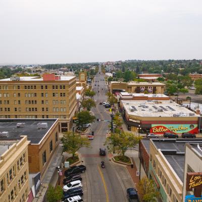 Downtown Casper Aerial View