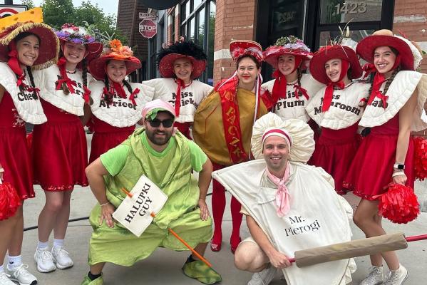 Pierogi Fest characters