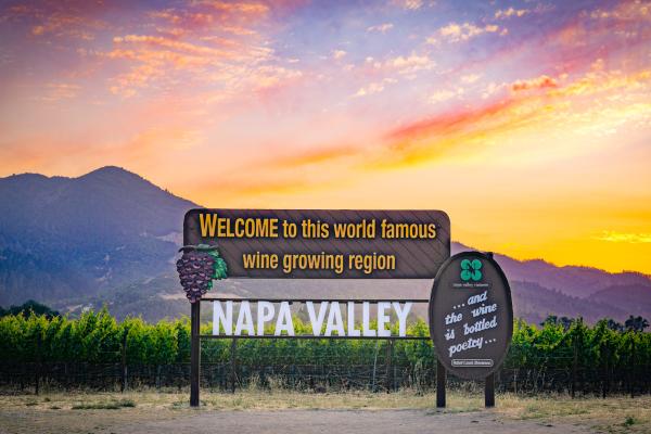 Welcome to Napa Valley Sign