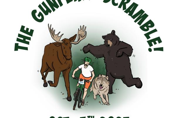 The Gunflint Scramble logo - 2023