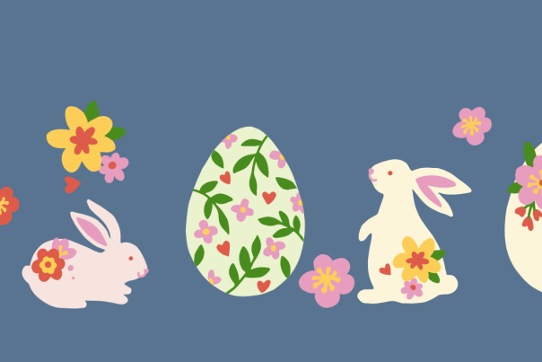 Easter eggs and Bunnies
