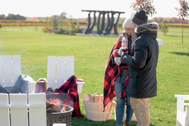 13th Street Winery Outdoors Couple