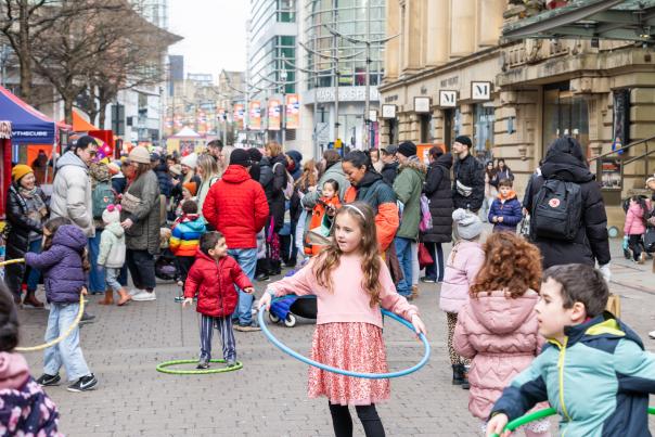 Children playing at Super Duper Festival