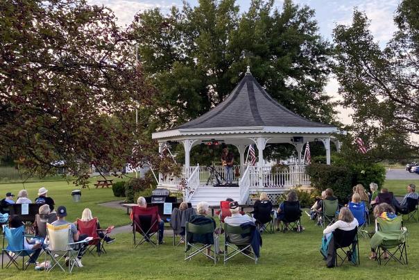Honeoye Gazebo During Summer Performances