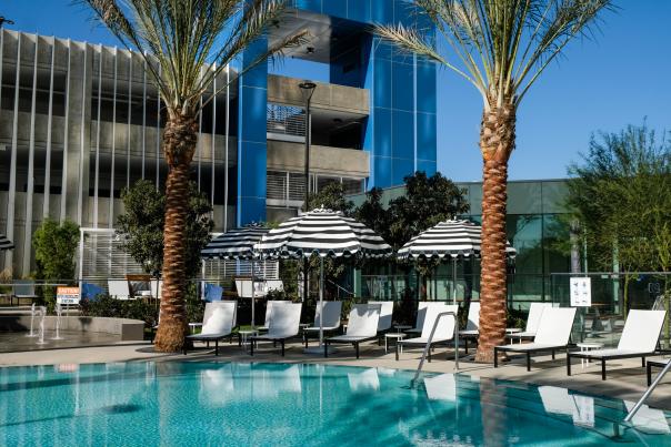 Hotel Pool at Radisson Blu Anaheim