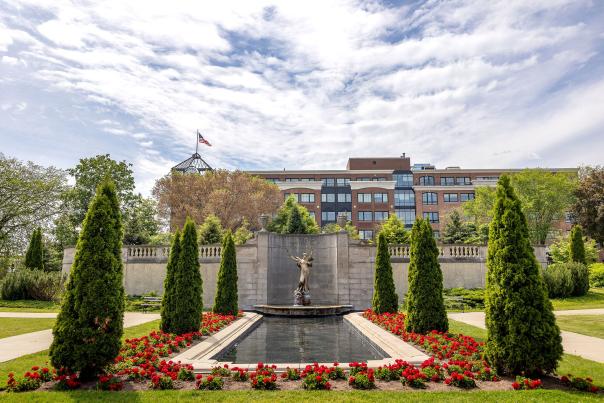 Sprit of Life Statue in Congress Park Saratoga Springs