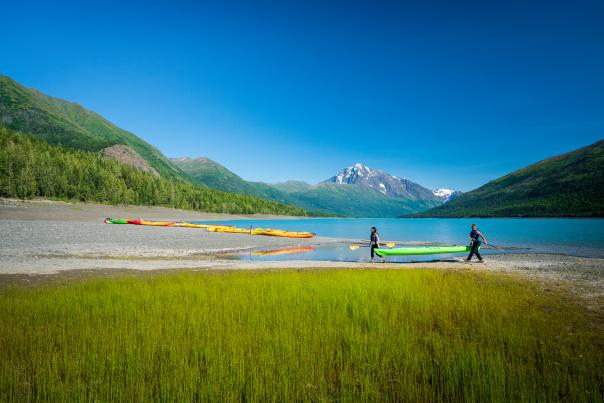 Kayaking Eklutna Lake - JodyO.Photos