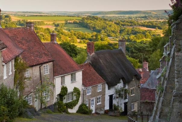 Gold Hill in Shaftesbury, Dorset