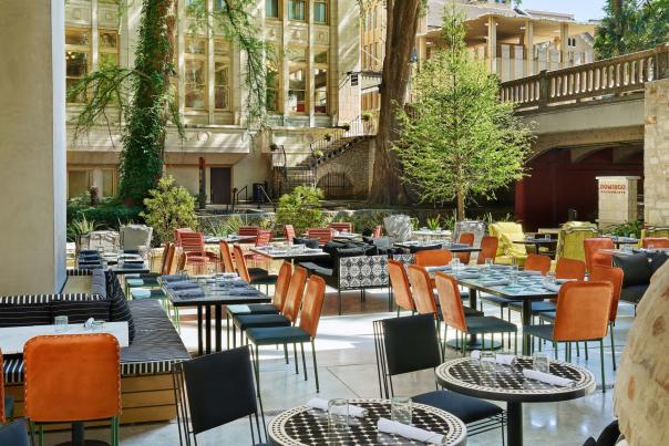 Domingo Outdoor Patio From Restaurant