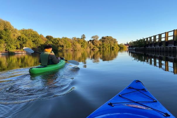 Kayaking Manitowoc River