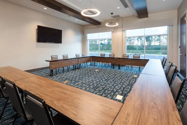 Hampton Inn Smithfield Meeting Room set in conference style