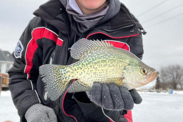Ice Fishing in Oshkosh, Wisconsin