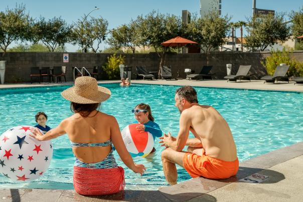 Family Pool Time