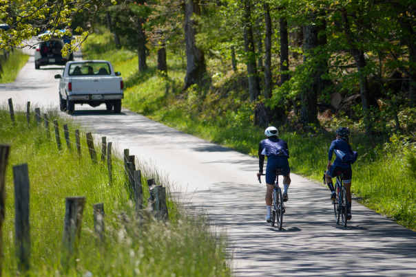 Biking in Cades Cove