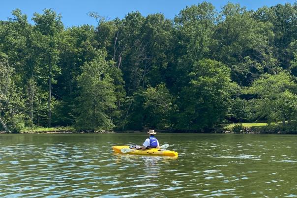 Kayaking at Pohick Bay Regional Park