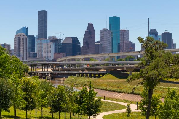 Downtown Houston-City Skyline-H