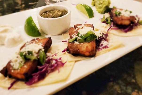 Pork Belly Tacos at The Perfect Caper