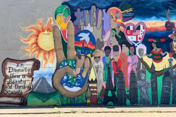 In Diversity There is Beauty and Strength Mural