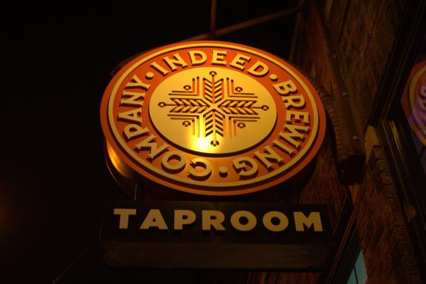 Indeed Brewing Company Signage