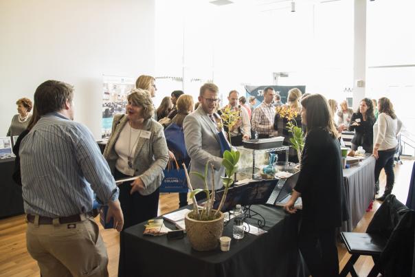 Businesses connecting during Event Expo