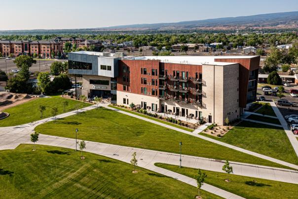 Overhead View of Hotel Maverick