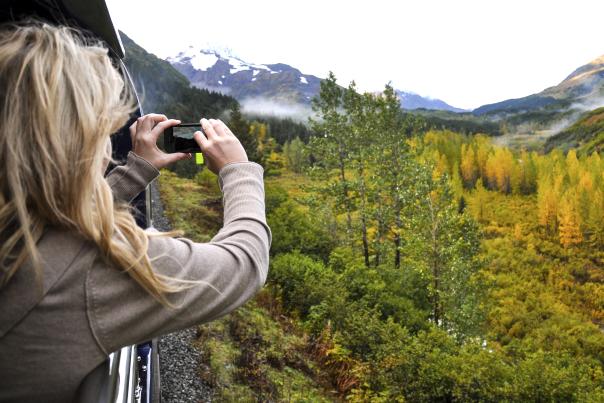 Alaska Railroad Grandview photo op