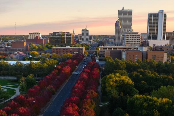 Downtown Fort Wayne Skyline - Fall