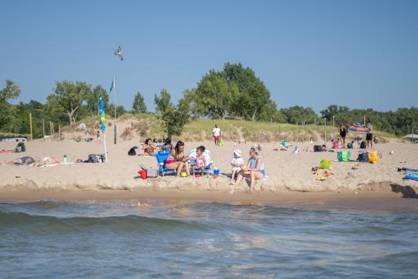 Holland State Park Beach day