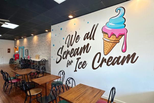 Sisters II Ice Cream Wall Mural