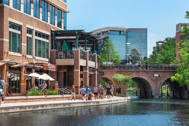 The Woodlands Waterway Tunnels at Waterway Avenue