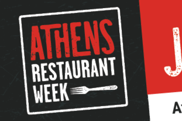 Athens Restaurant Week Banner 2025