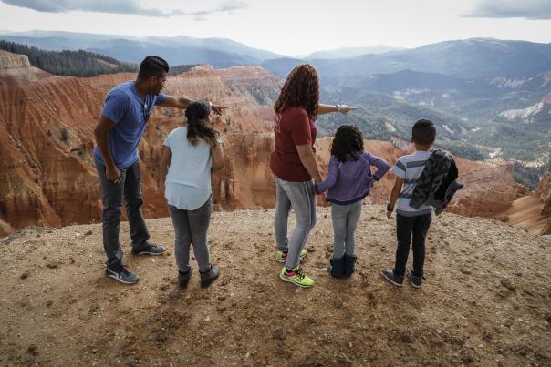 Family at Cedar Breaks National Monument-Marc Piscotty