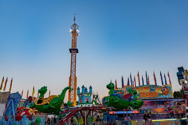 Try the rides at the Greene Dreher Sterling Fair in the Pocono Mountains