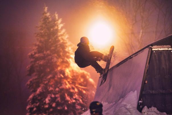 Snowboarding at Blue Mountain