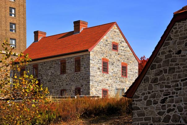 Morvian Bethlehem in the Fall