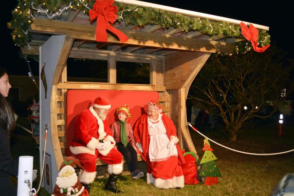 Santa at Wrightsville Beach