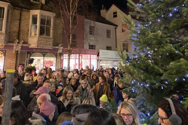 Sidmouth Christmas Lights Switch On