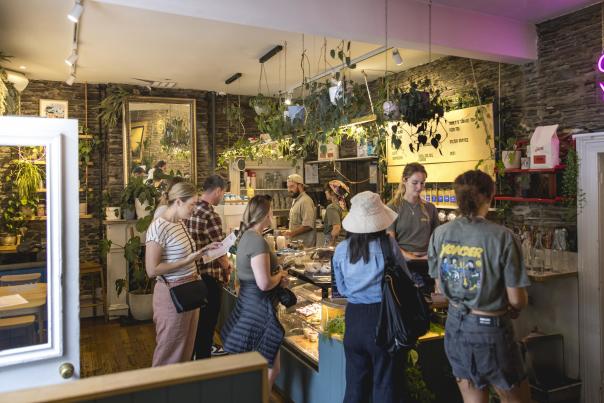 Interior of Yonder Café
